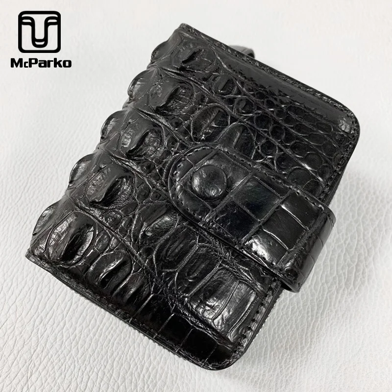 McParko держатель для карт из крокодиловой кожи кошелек мужской маленький короткий