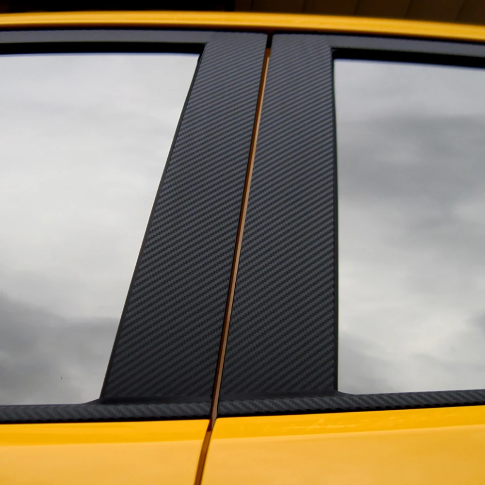 Автомобильная оконная рама ABC столб из углеродного волокна защитная пленка