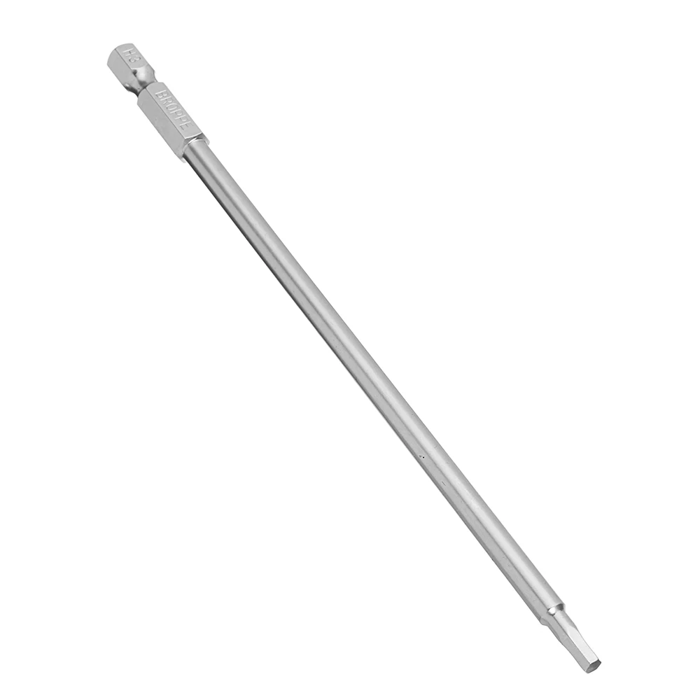 Broppe 4 шт. 150 мм H3-H6 отвертка с шестигранной головкой S2 1/4 дюймов шестигранный хвостовик Магнитная электрическая дрель отвертка Набор бит H3 H4 H5 H6