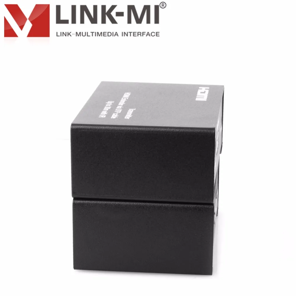 LINK-MI EX30 30 М 3D HDMI удлинитель передатчик и приемник HDMI сигнал 1080p до 30 м через двойной Cat5e/6 кабель с ИК-управлением