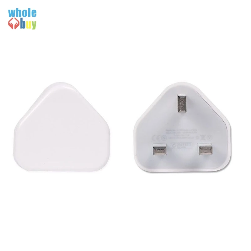 100 шт. белый для iphone 5 британская вилка USB зарядное устройство AC настенное usb