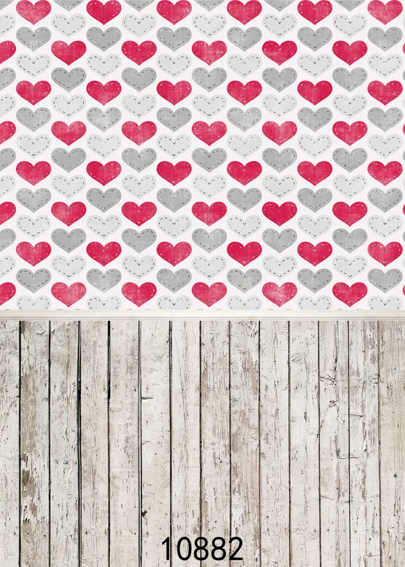 Фоны для фотостудии 5X7ft Valentine Red Hearts Love Sayings виниловые печатные Фото фоны фото