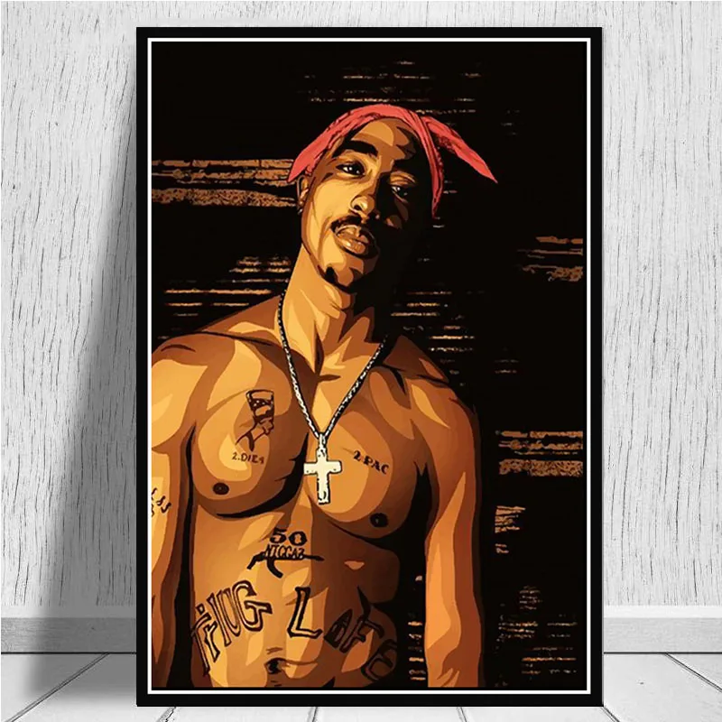 Картина маслом на холсте 2pac Tupac известный Фредди Меркьюри принты со звездами