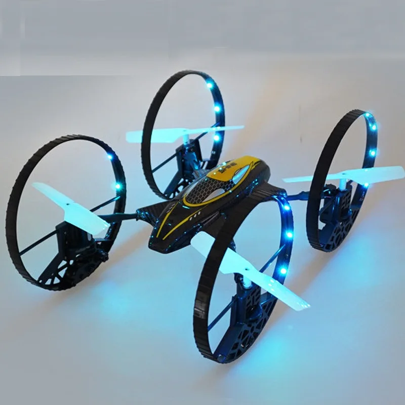 Воздушный земной амфибия 4ch Rc Квадрокоптер CG041 A Key return Headless Mode вертолет 2 4G 360 ролл