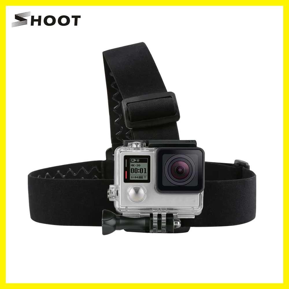 

Elastic Adjustable Harness Head Strap Mount Belt for GoPro HD Hero 1/2/3/4/5/6/7 SJCAM Black Action Camera Accessories