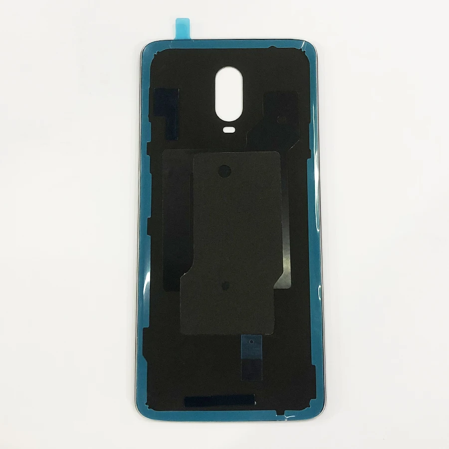 Материал стекло задняя дверь корпуса для one plus oneplus 6 T шесть Задняя крышка батареи чехол+ камера Запчасти для объективов
