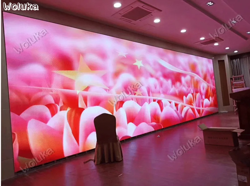 Крытый p6LED дисплей HD полный цвет бар прокатки электронный Большой экран свадьба