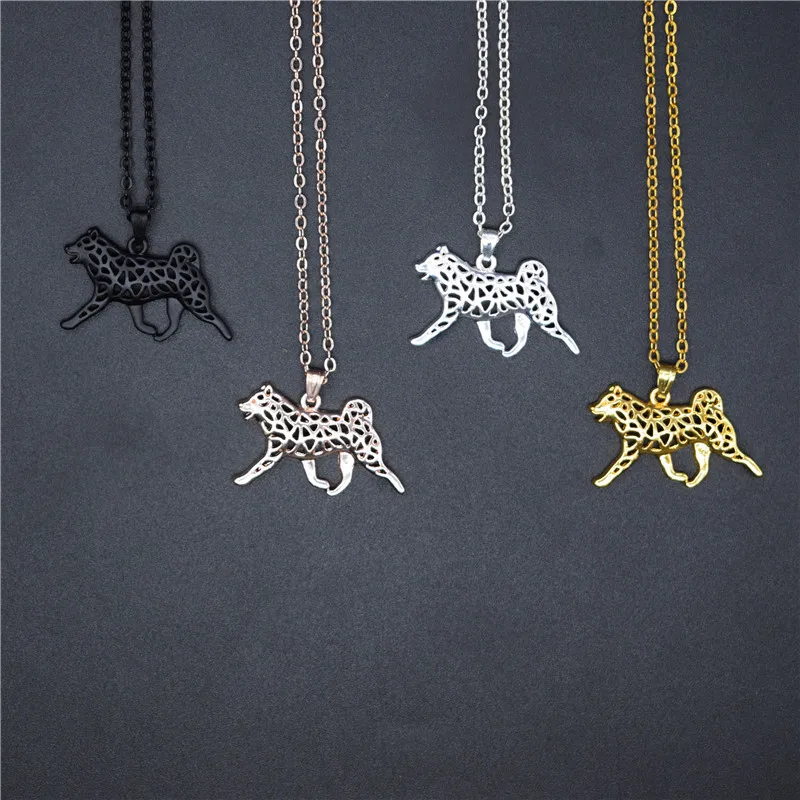 Ожерелья Elfin shaba Inu золотистого цвета серебряного ювелирные изделия для собак