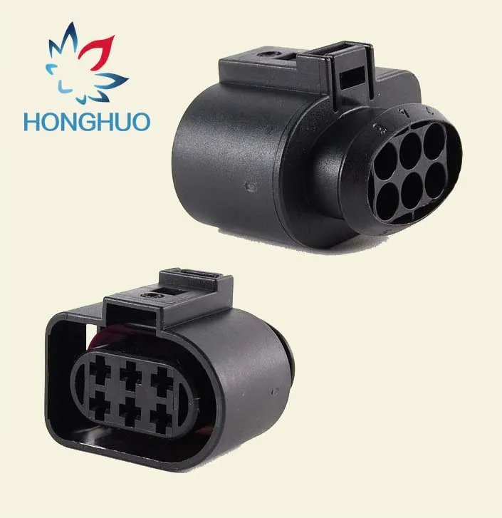 

Free shipping 50pcs/lot 6 Pin/Way Car Oxygen Sensor Plug Auto Waterproof Electrical Connector 1J0973733