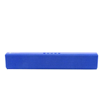 blue soundbar Newrixing Беспроводной Bluetooth Динамик стерео Бас сабвуфера Поддержка AUX IN USB TF карты FM Радио воспроизводить музыку с микрофоном Handfree - Цвет: blue soundbar