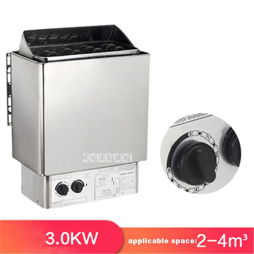 3KW SCA нагреватель для сауны из нержавеющей стали, электрическая печь для сауны, 3 кВт/220 кВт/6 кВт/8 кВт/9 кВт, домашнее коммерческое оборудование для сауны, 380 в/в - Цвет: 3KW