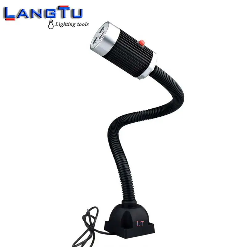 NHM 9W светодиодный рабочий светильник 50 см 80 гусиная шея Дровосек task lamp 12V Volt |