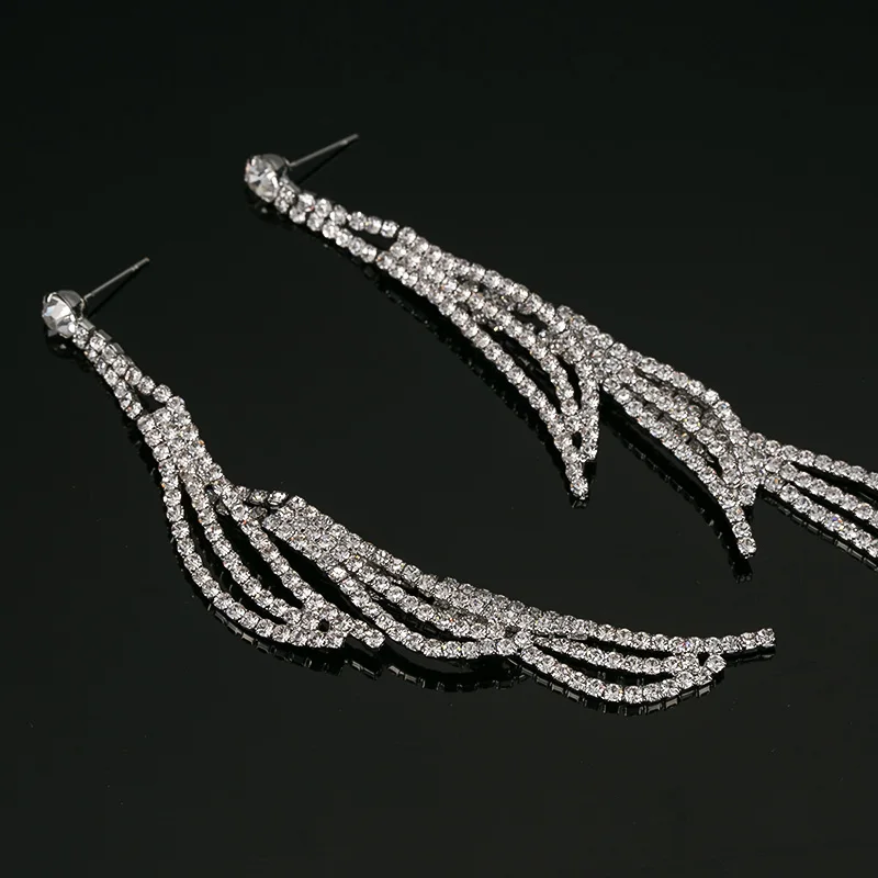 YFJEWE новейшие модные Многослойные Длинные серьги с кисточками в подарок