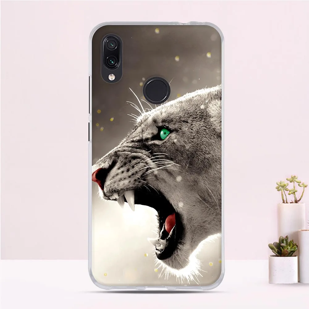 Чехол для Xiaomi Redmi Note 7 6 3 дюйма задние крышки чехол Pro силиконовый мягкий бампер