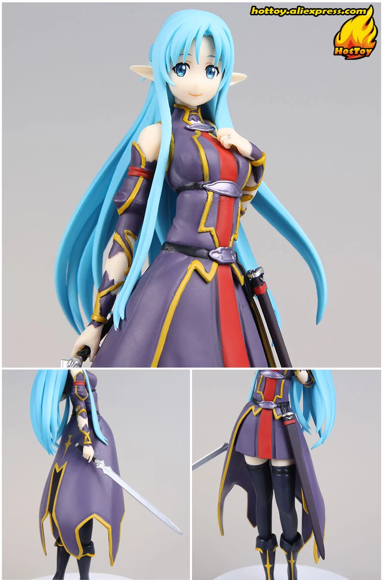 100% оригинальная фигурка Banpresto SQ Yuuki Asuna ALO ver. (специальный цвет) от &quotSword Art Online II