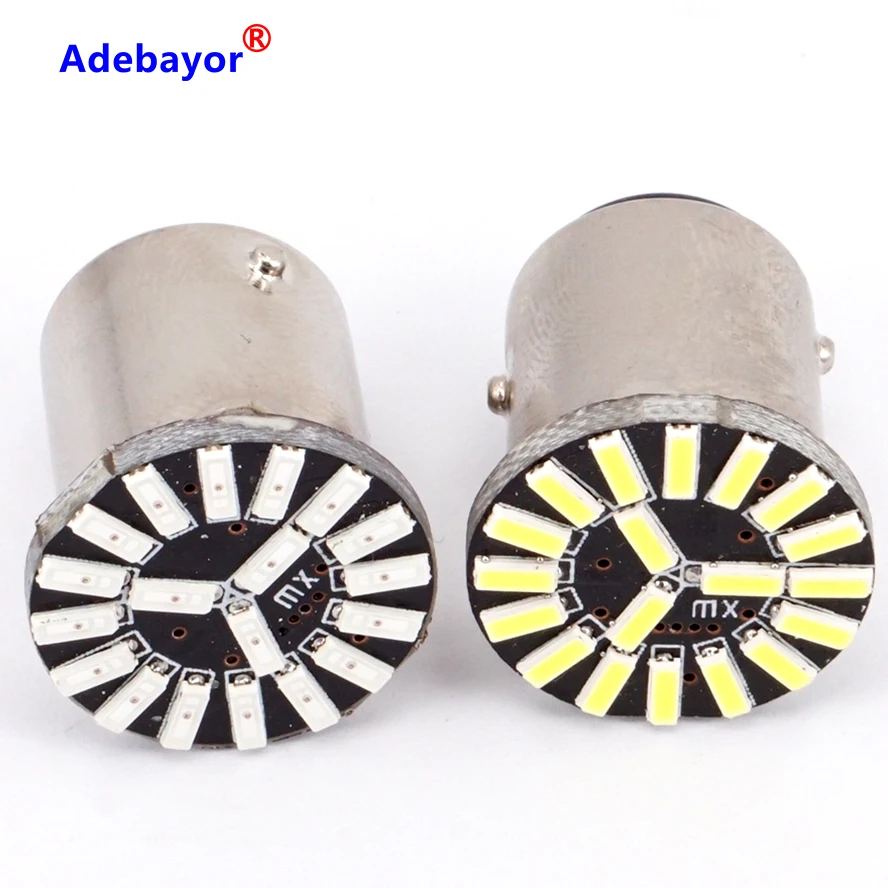 5 шт. 19 SMD 4014 светодиод 1157 BAY15D P21/4 Вт P21/5 автомобильный Стайлинг поворотный сигнал