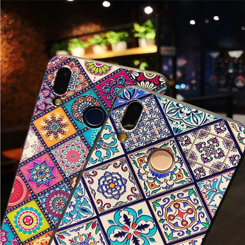 Модный ТПУ чехол для телефона с цветочным рисунком для xiaomi mi 9 8 A1 A2 redmi note 7 6 5A 5 4X Чехол Мягкий силиконовый чехол с цветочным рисунком