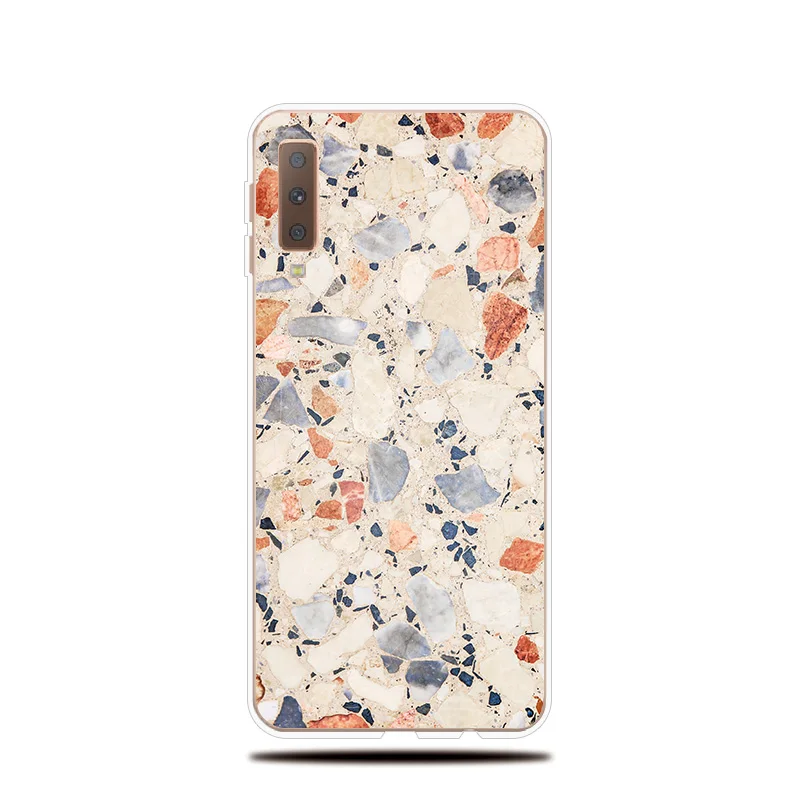 DLS6 Силиконовый чехол для samsung Galaxy A3 A5 A7 Крышка Мрамор шаблон для samsung A6 A8 A9 плюс A6S A8S чехол для телефона - Цвет: DLS6