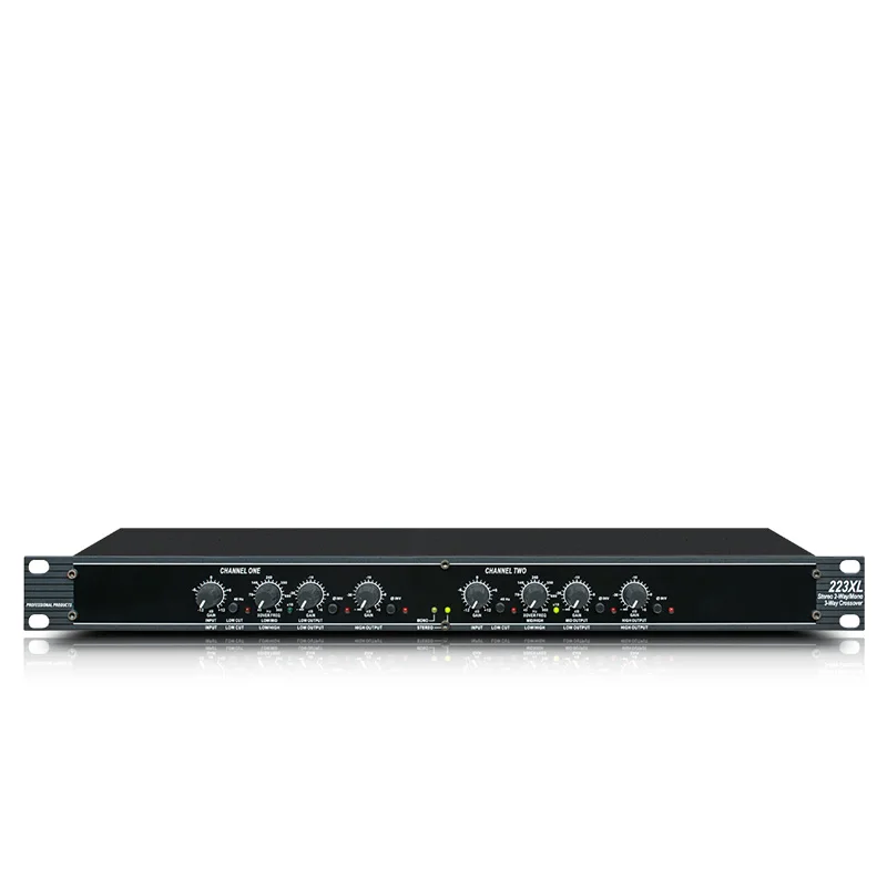 

223XL electronic crossover stereo 2-channel / mono 3-channel electronic crossover.