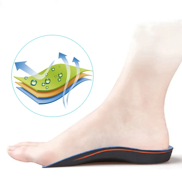 

New outdoor sports arch support shoes Shock absorption breathable shoe insoles
