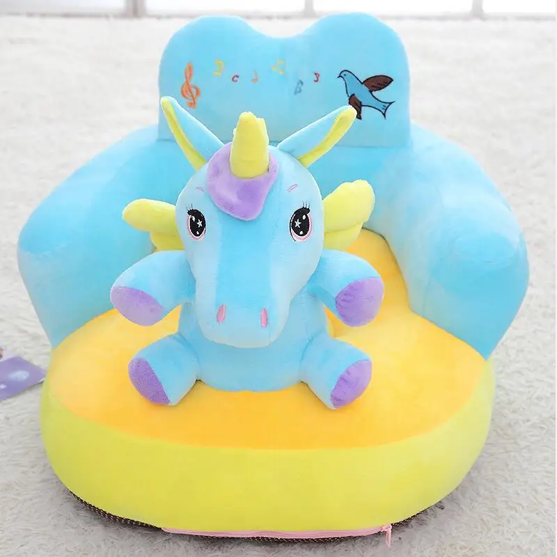 

Новое поступление, мягкое детское сиденье в виде единорога/слона, мягкое домашнее украшение, удобный диван, мягкое животное, подарки для дет...