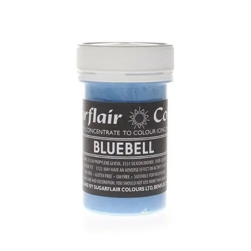 BLUEBELL 30 цветов Sugarflair пастельные съедобные концентрированные пасты гель для еды торт чашка глазурь цвет 25 г - Цвет: BLUEBELL