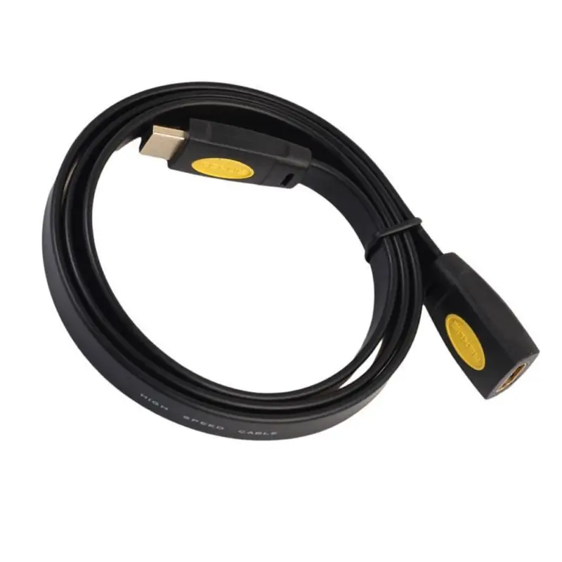 6 футов/1 8 м позолоченный 4K 3D HDMI удлинитель кабеля штырь гнездо HD TV 1080P|Кабели для