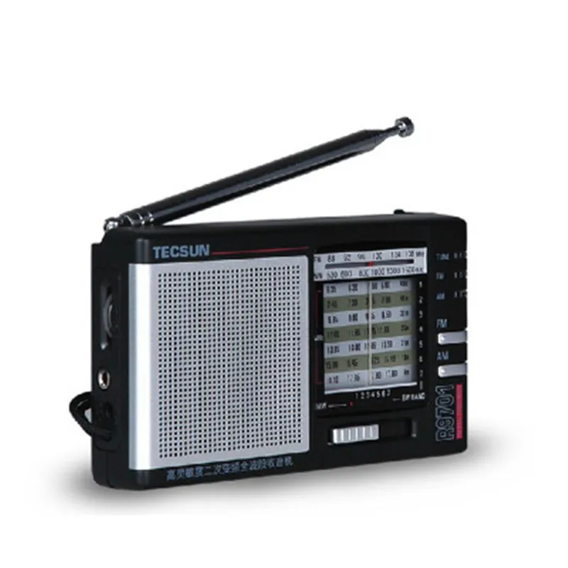 Tecsun R-9701 FM Radio Full World Band SW/MW Digital Portable Mini Second frequency conversion Built In Speaker | Электроника