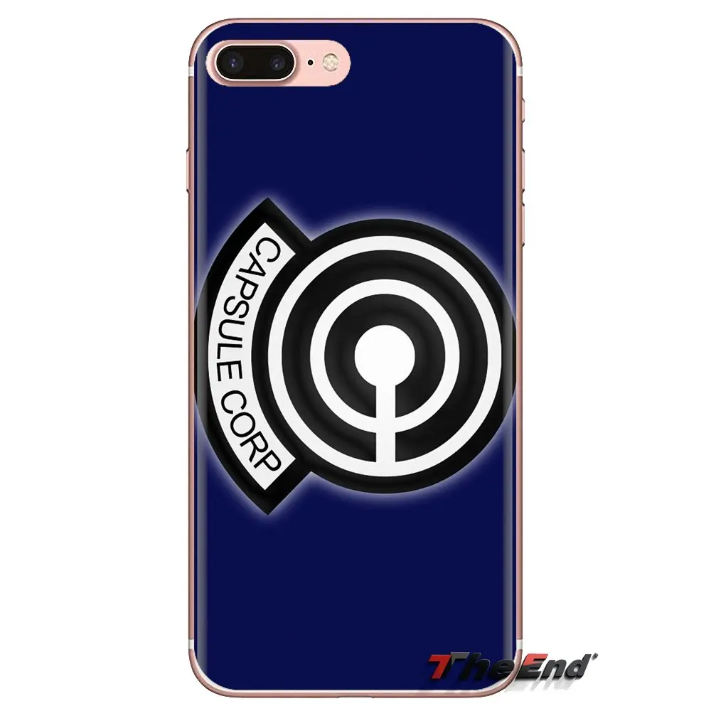 Silicone Cases Cover For iPod Touch Apple iPhone 4 4S 5 5S SE 5C 6 6S 7 8 X XR XS Plus MAX Anime Dragon Ball Z Capsule Corp Logo |