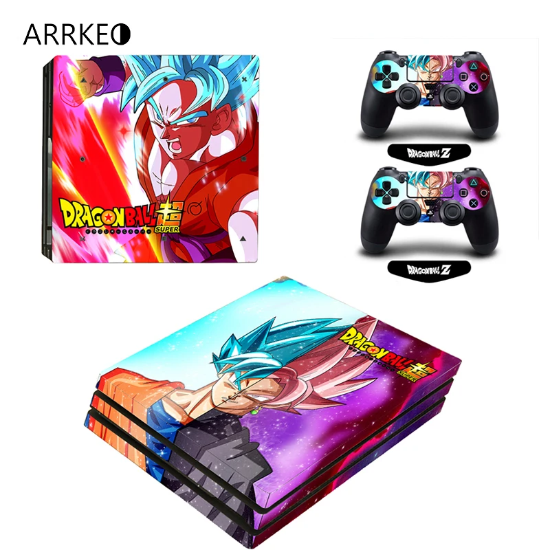 Виниловый чехол ARRKEO Dragon Ball наклейка PS4 Pro Защитная Наклейка для PlayStation 4 Консоль 2