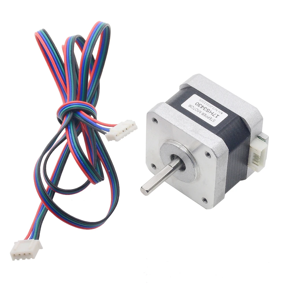 Шаговый электродвигатель 17HS3430 4 lead Nema17 42 motor Nema 17 Motor 42bygh CNC 0.4A для лазерного 3D