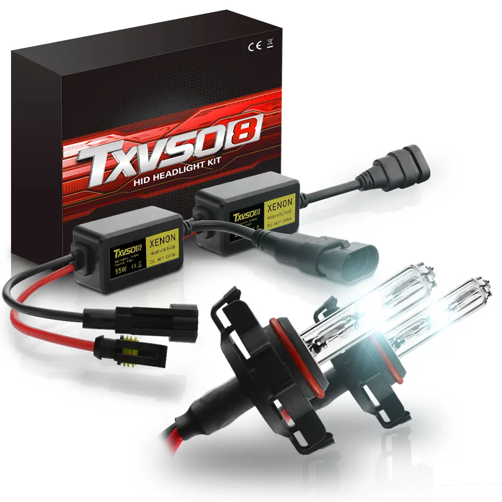 Новинка 2019 Лампы Globe TXVSO8 Xenon HID 55Wx2 набор для преобразования фар H1 H3 H4 Hi/Lo H7 H8H9H11 9004