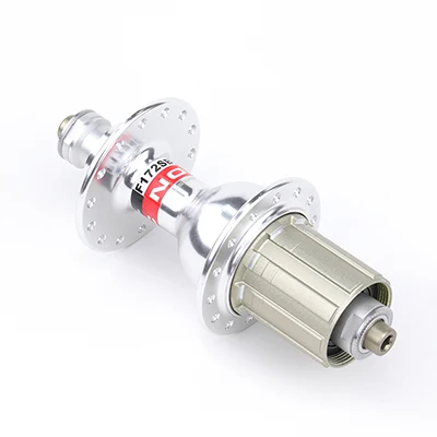 Silver 28H Новатек F172SB 20 24 28 32 36 отверстий 130 мм Алюминий сплава дорожный велосипед складной задние ступицы с Quick Release 8/9/10/11 Скорость - Цвет: Silver 28H