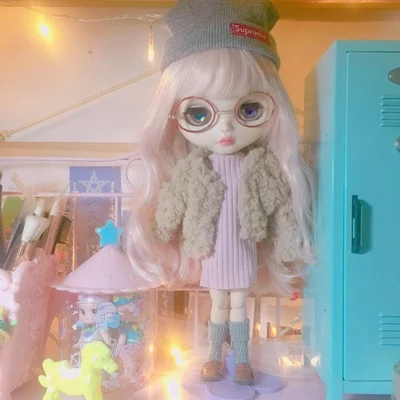 1/6 Модная Одежда для куклы BJD, 30 см, цветной длинный свитер Blyth, одежда, подходит для куклы pullip blyth azone kurhn, аксессуары для Барби