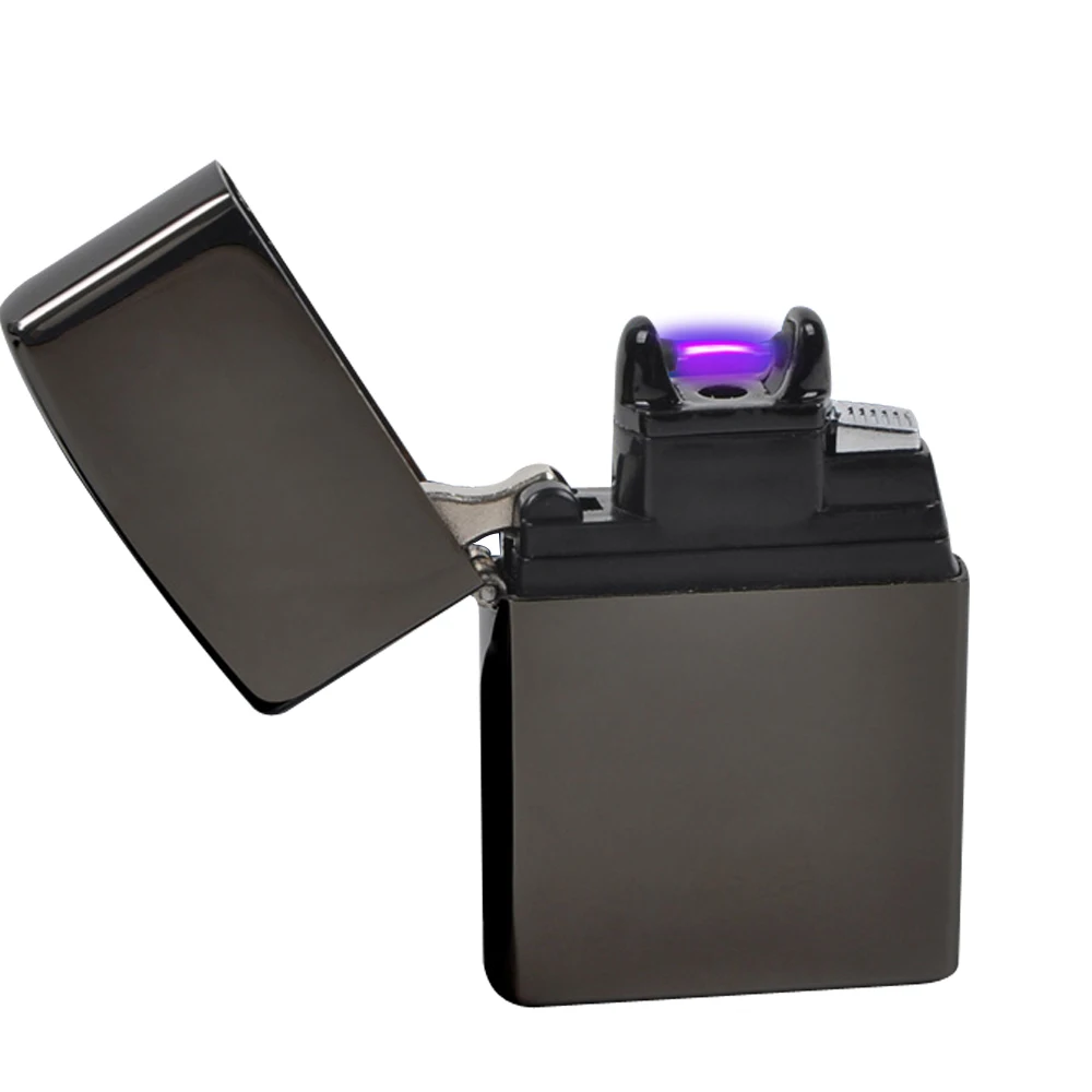 Хит продаж 10 шт. в партии мужские дуговые зажигалки металлические USB