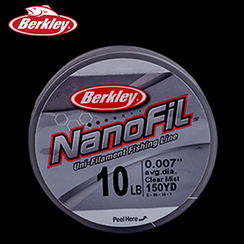 Оригинальный бренд Berkley NanoFil 150yd 137m леска чистая тумана Uni Filament с нулевой