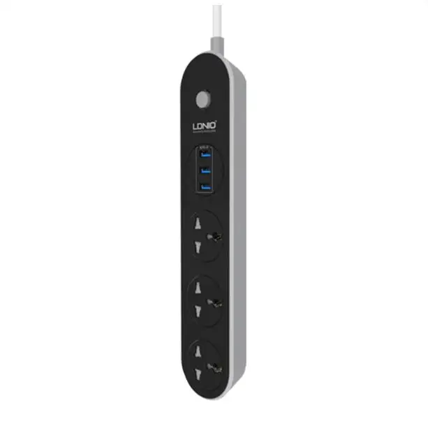 LDNIO SC3301 3 порта 5 В 1 6 А Черный адаптер для настольного зарядного устройства