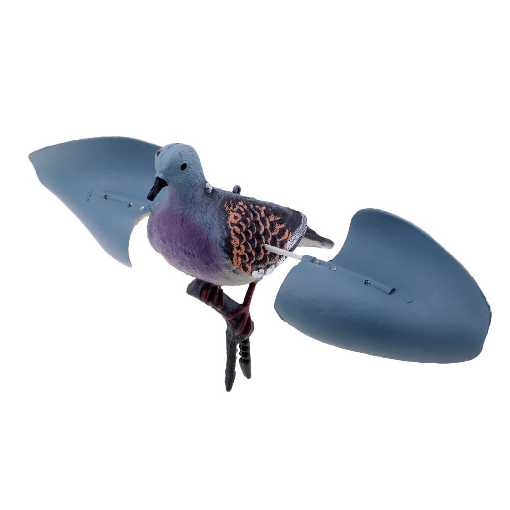 Нетоксичный легкий 3D реалистичный Летающий пластмассовый голубь птичка для