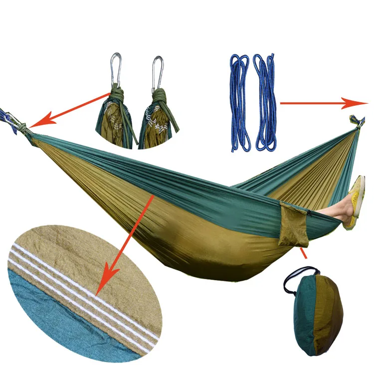 Портативный парашют гамак для кемпинга 24 цвета|parachute hammock|hammock campinghammock hammock |