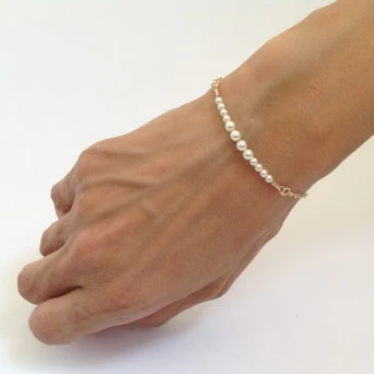 Модные ювелирные изделия женский браслет с искусственным жемчугом аксессуары