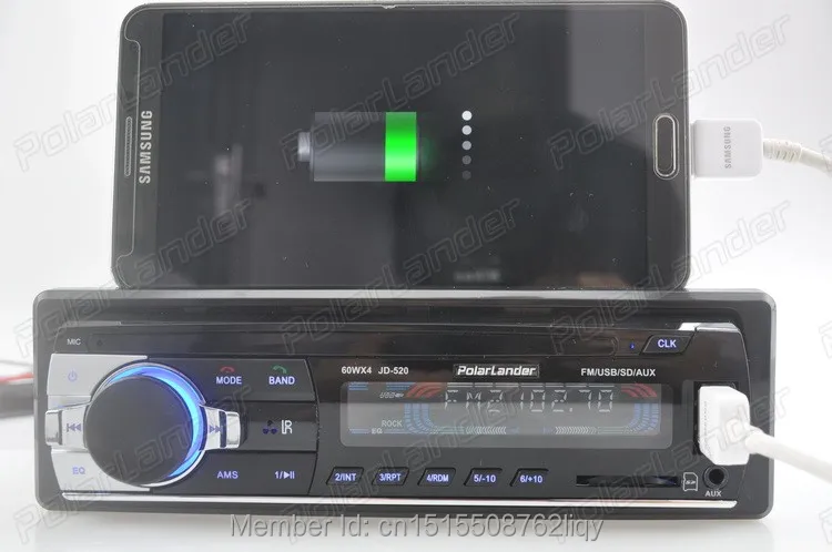 Автомобильный Радио стерео плеер Bluetooth AUX-IN MP3 FM/USB/1 Din/дистанционное управление автомобильный аудио авто MP3 плеер в тире в один din Размер