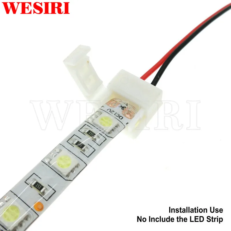 5 шт. 8 мм 10 2pin Светодиодная лента соединительный провод для SMD 5050 5630 5730 3528