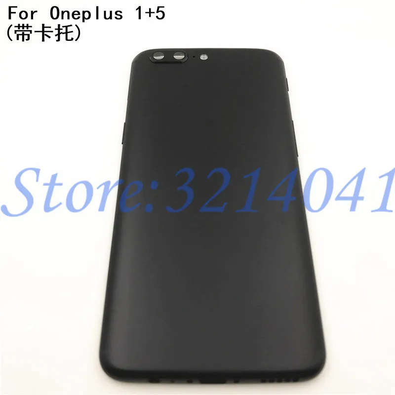 

Оригинальный металлический чехол для аккумулятора 5,5 дюйма для Oneplus 5 A5000, задний Чехол с объективом камеры, лоток для SIM-карты и боковые кнопк...