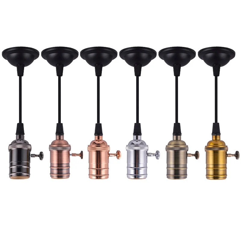 Металлическая Подвесная лампа подвесная потолочная edison E27 держатель лампы