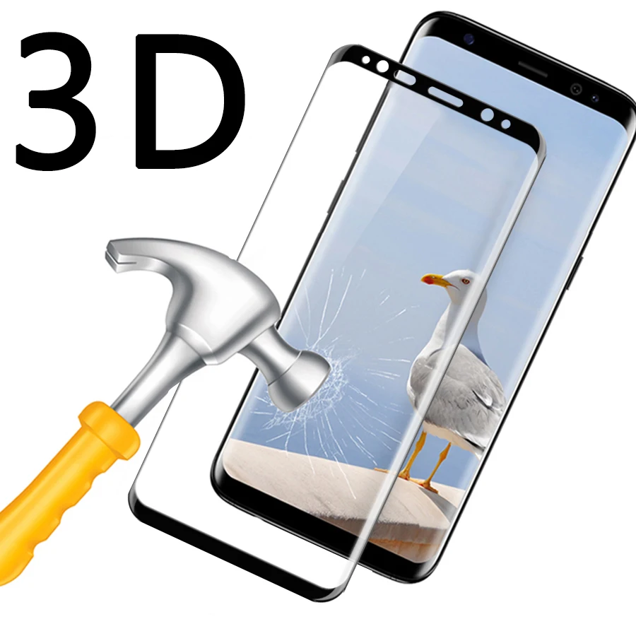 Закаленное защитное стекло для Samsung Galaxy S8 plus s9 Samsug s9plus s8 s7 7s|Защитные стёкла и