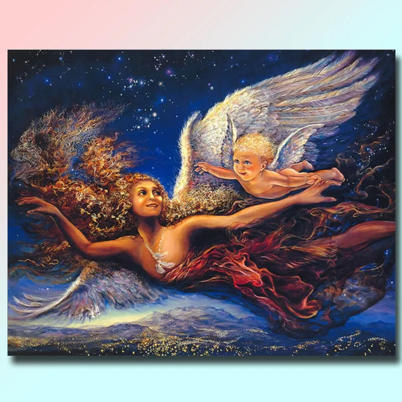 Алмазная живопись с ангелом мамой и ребенком домашний декор 5d алмазная полная