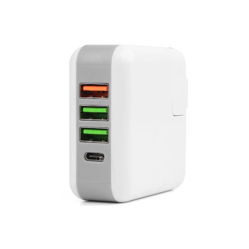 Quick charge 3.0 4 Порты и разъёмы Тип USB C Путешествия Быстрый Зарядное устройство