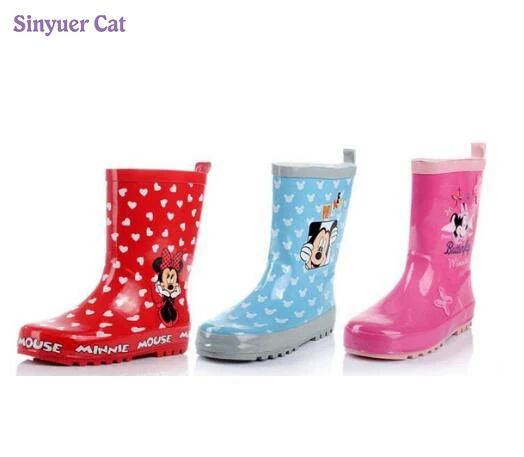 Детские резиновые сапоги для девочек и мальчиков водонепроницаемые мальчиков|kids