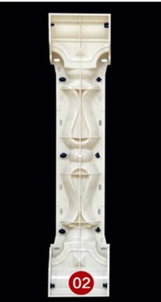 YH-092 92 см(36,22 дюйма) крепкий пластиковый ABS винт, Подсолнух& Tuilip форма литой на месте бетонный балкон& садовая балясина(рельс) плесень - Цвет: YH-092