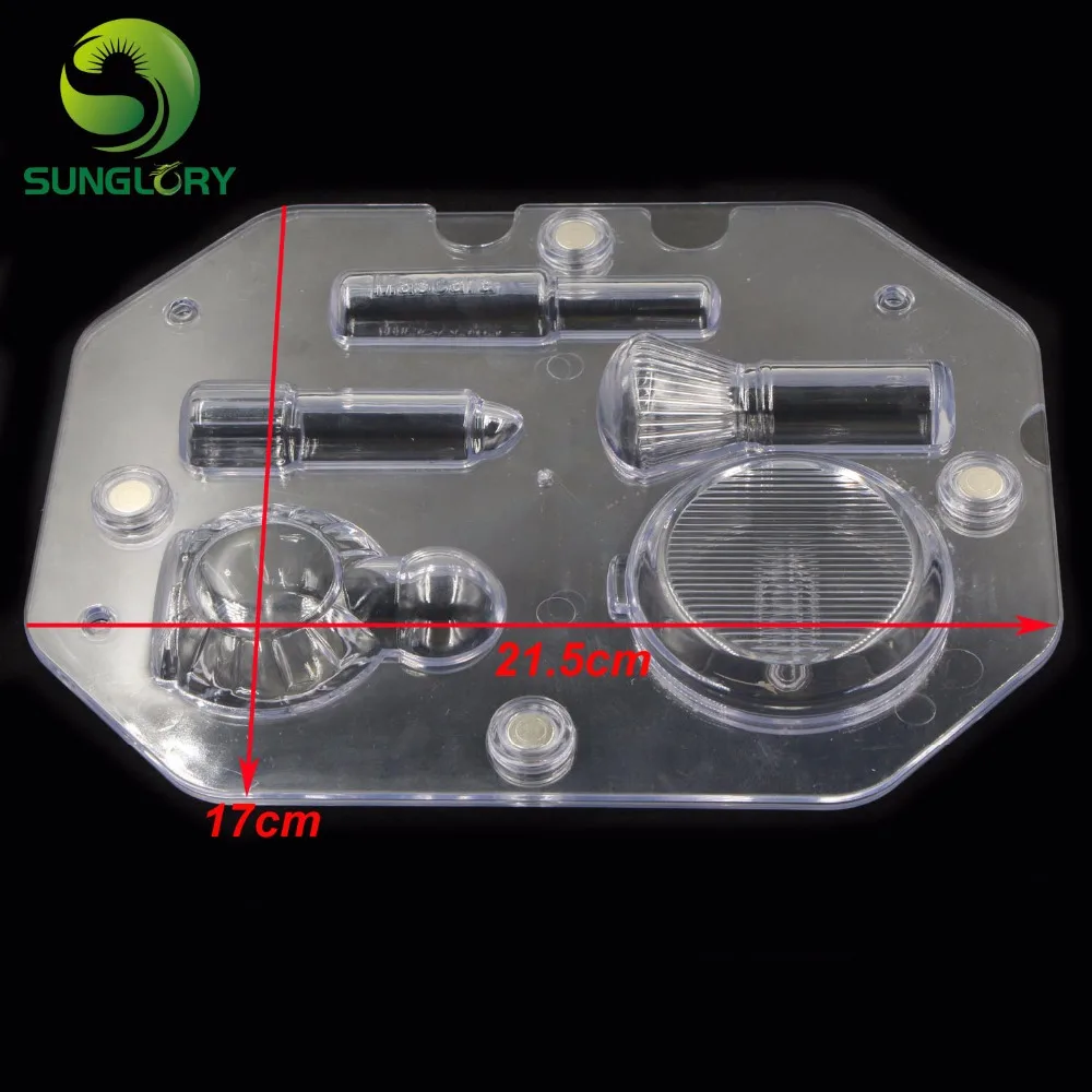 Большая поликарбонатная 3D Косметика сделай сам шоколадная форма стерео помада